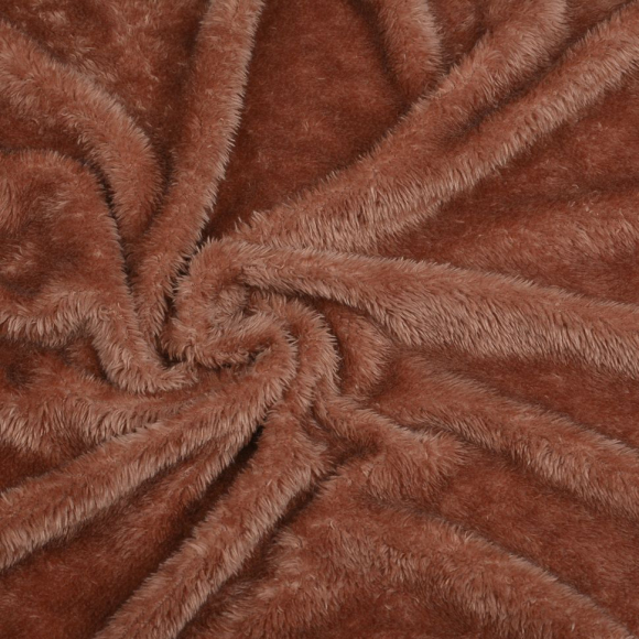 Ткань МЕХ трикотажный TBY-180-3, 180 г/м?, шир.165см, цв.коричневый, рул.20м