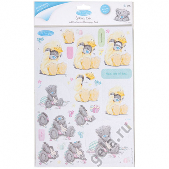 55740_Набор бумаги с высечкой "Пасхальное веселье" ME TO YOU