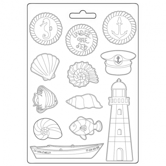 188293_Форма для моделирования "Blue Dream elements"