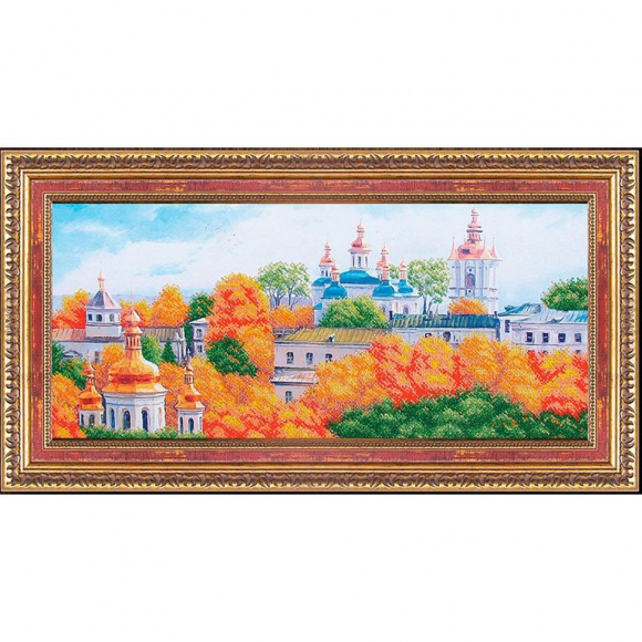 Набор для вышивания бисером МАГИЯ КАНВЫ арт.Б224 Золотые купола 60х27,5 см