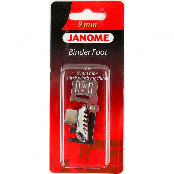 Лапка для бытовых швейных машин Janome 9 мм, для окантовки