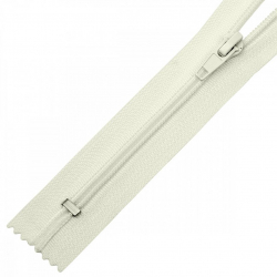 Молния MaxZipper пласт. спираль №5-N 18см н/р цв.F102 молочный уп.50шт