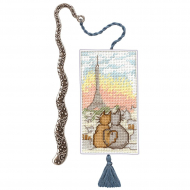 163863_Набор для вышивания закладки "PARISIENS" (Коты Парижане)