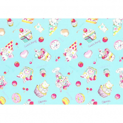 Ткань для пэчворка PEPPY Nico Nico Land 200 г/м? 100% хлопок цв.40702-70 уп.100х110 см