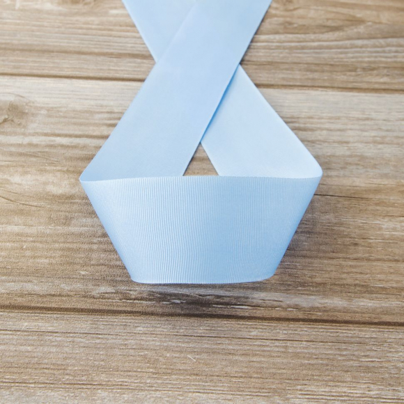 Лента репсовая SAFISA, 50 мм, 25 м, цвет 04 голубой светлый Лента репсовая SAFISA, 50 мм, 25 м, цвет 04 голубой светлый