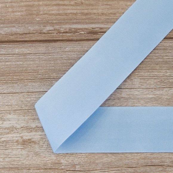 Лента репсовая SAFISA, 50 мм, 25 м, цвет 04 голубой светлый Лента репсовая SAFISA, 50 мм, 25 м, цвет 04 голубой светлый