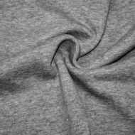 Ткань трикотаж Футер 3х нитка начес хлопок 330г пенье 190см с.меланж  уп.10м