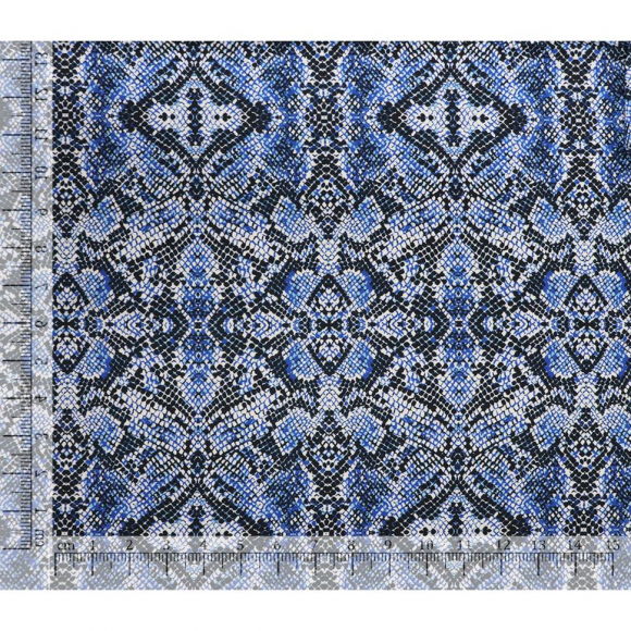 Ткань шелк Армани 90 г/м? 97% полиэстер, 3% спандекс шир.148 см арт.Р.15717.03 цв.03 синий уп.25м