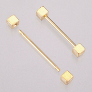 66314_Стержень с резьбой для браслета с 2-двумя кубиками