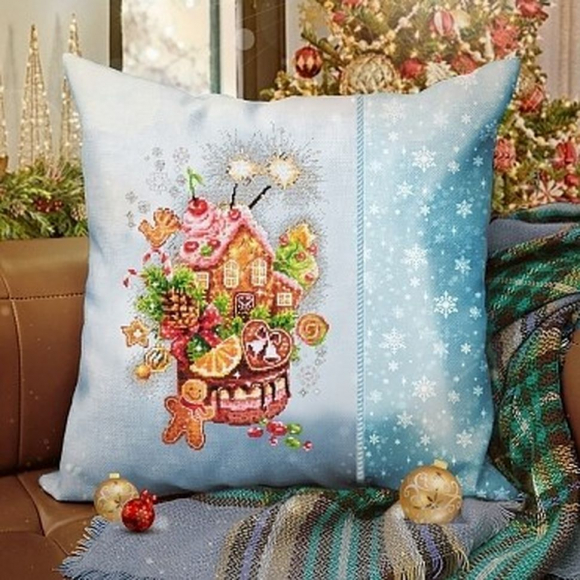 Набор для вышивания ЧУДЕСНАЯ ИГЛА PREMIUM арт.340-673 Сладкое Рождество 18х28 см Набор для вышивания ЧУДЕСНАЯ ИГЛА PREMIUM арт.340-673 Сладкое Рождество 18х28 см