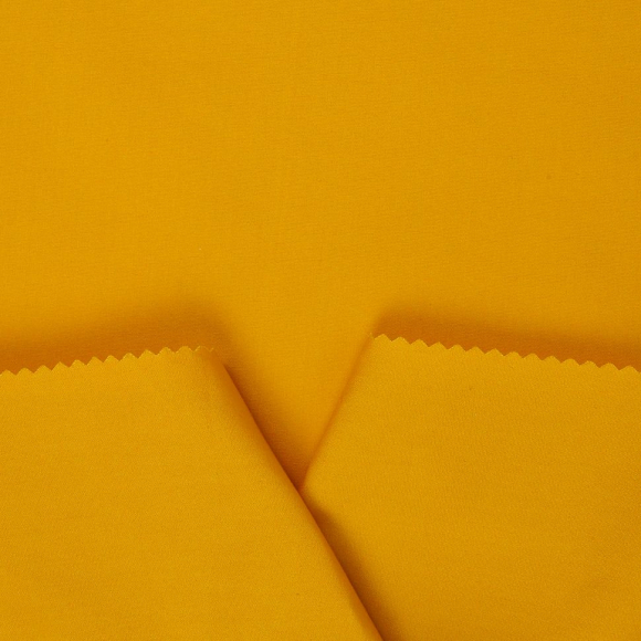 Ткань Поплин стрейч 125 г/м? 97% хлопок, 3% спандекс шир.150 см арт.TBY.Csp.1802.46 цв.46 горчица уп.1м