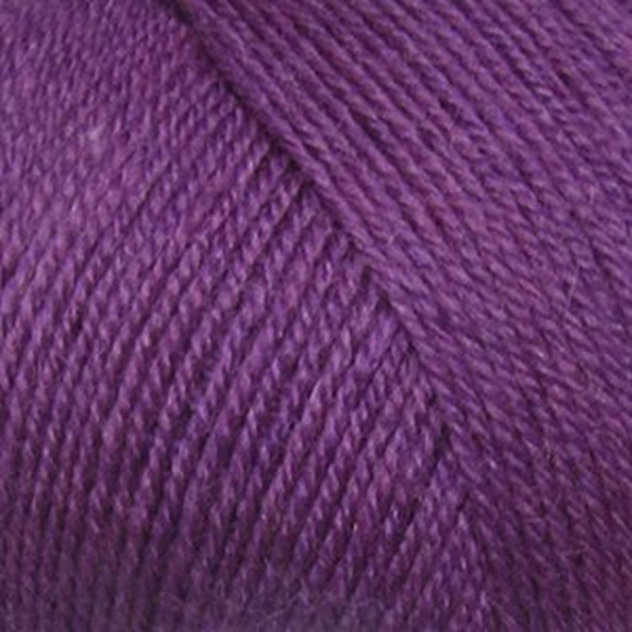 Пряжа для вязания ПЕХ Кроссбред Бразилии (50% шерсть, 50% акрил) 5х100г/490м цв.567 т.фиалка