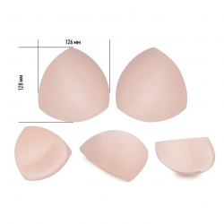 Чашечки корсетные TBY-05.02 с эффектом push-up р.one size цв. телесный уп. 1 пара