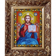 Набор для вышивания бисером НОВА СЛОБОДА арт.СК9001 Христос Вседержитель 19х26 см Набор для вышивания бисером НОВА СЛОБОДА арт.СК9001 Христос Вседержитель 19х26 см
