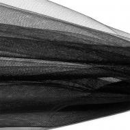 Еврофатин мягкий матовый Hayal Tulle арт.HT.S шир.300см, 100% полиэстер цв.52 уп.5м - черный