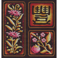 Набор для вышивания PANNA арт. I-0853 Иероглиф Изобилие 24х25,5 см