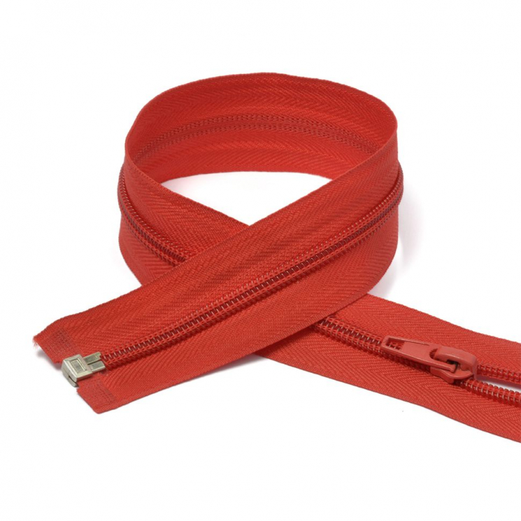 Молния MaxZipper пласт. спираль №5-N 85см цв.F162 красный уп.50шт