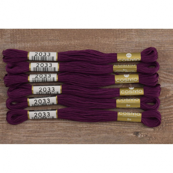 Мулине COSMO однотонный цвет 2033 Мулине COSMO однотонный цвет 2033