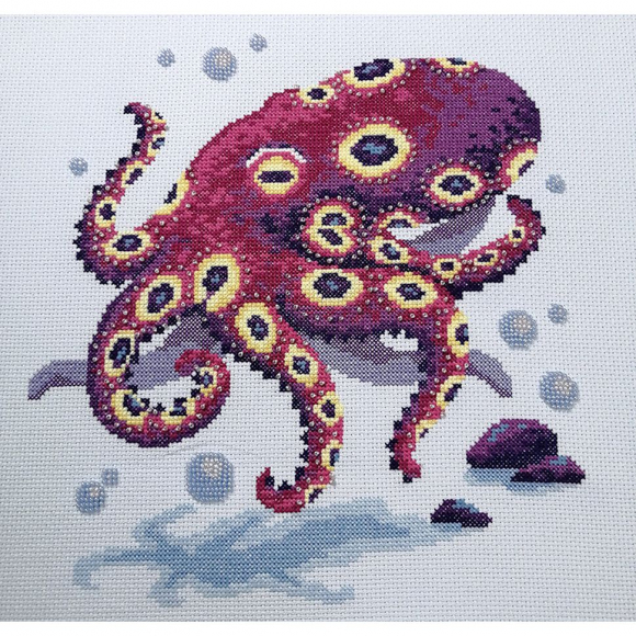 Набор для вышивания МАРЬЯ ИСКУСНИЦА арт.03.019.01 Осьминог 25х30 см