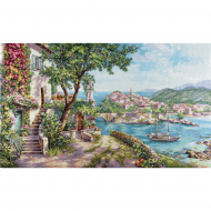 Набор для вышивания АЛИСА арт.3-32 Лазурный берег 55х33 см Набор для вышивания АЛИСА арт.3-32 Лазурный берег 55х33 см