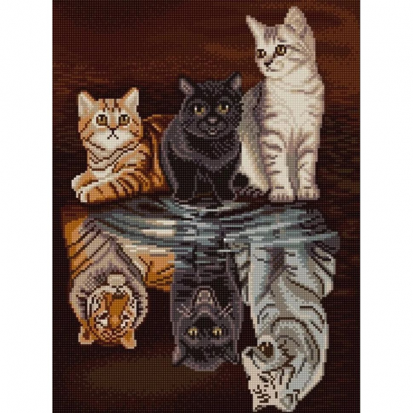 Рисунок на ткани (Бисер) КОНЁК арт. 1458 Воображение 29х39 см