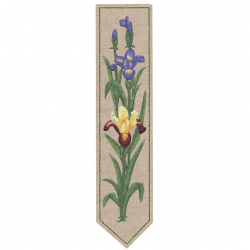 Набор для вышивания Le Bonheur des Dames арт.4720 Закладка Iris (Ирис) 20х4,5 см