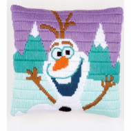 121624_Набор для вышивания подушки "Олаф" Disney