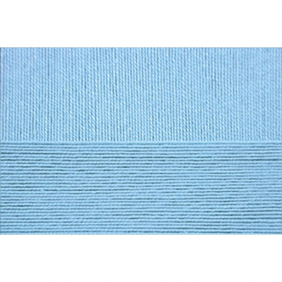 Пряжа для вязания ПЕХ Успешная (100% хлопок мерсеризованный) 10х50г/220м цв.005 голубой