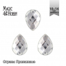 Стразы пришивные акриловые MAGIC 4 HOBBY арт.MG.H.02 10x14 мм капля цв.01 прозрачный уп.100 шт