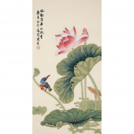 Набор для вышивания крестом XIU CRAFTS арт.2030812 Аромат лотоса 63,5х33 см