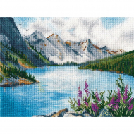 Набор для вышивания ОВЕН арт. 1506 Горное озеро 20х15 см
