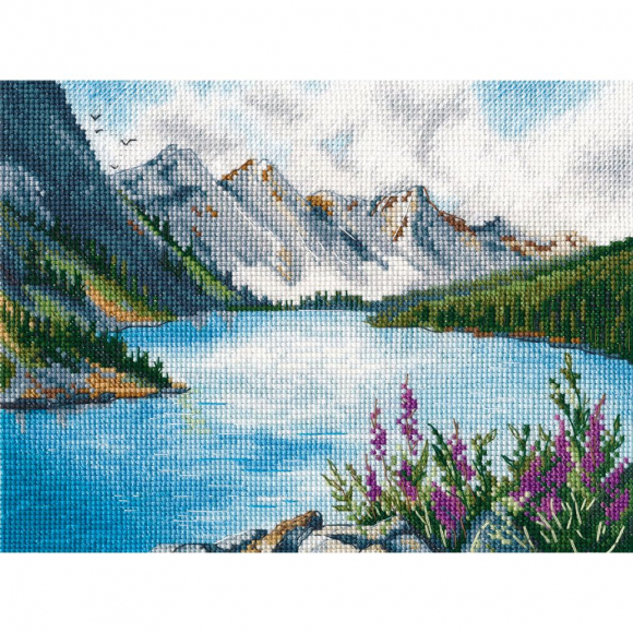 Набор для вышивания ОВЕН арт. 1506 Горное озеро 20х15 см Набор для вышивания ОВЕН арт. 1506 Горное озеро 20х15 см