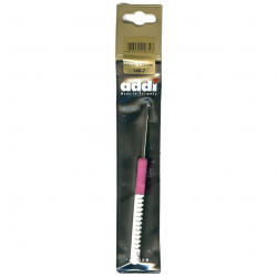 Крючок вязальный с пластиковой ручкой addiColour №3,25 15 см