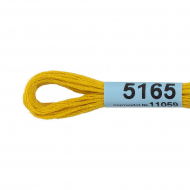 Нитки для вышивания Gamma мулине (3173-6115) 100% хлопок 24 x 8 м цв.5165 ярк.желтый