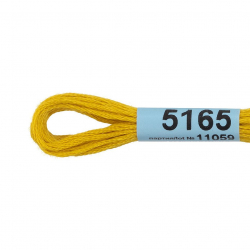 Нитки для вышивания Gamma мулине (3173-6115) 100% хлопок 24 x 8 м цв.5165 ярк.желтый