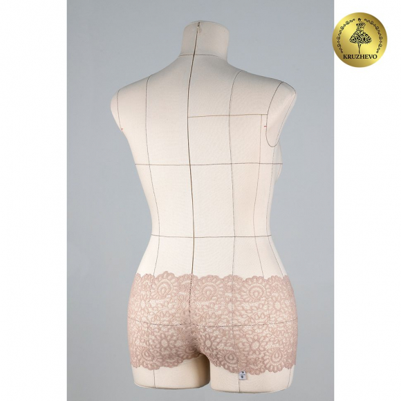 Кружево-стрейч KRUZHEVO арт.TBY.YSTL00839 шир.205мм цв.168 серебристый пион уп.25м Кружево-стрейч KRUZHEVO арт.TBY.YSTL00839 шир.205мм цв.168 серебристый пион уп.25м