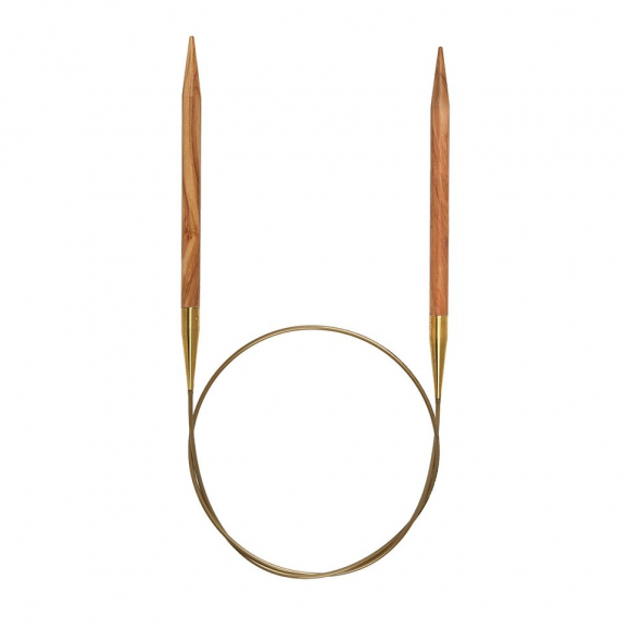 Спицы круговые из оливкового дерева addiNature №4,5 100 см