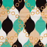 Ткань шелк Армани креп 90 г/м? 97% полиэстер, 3% лайкра шир.148 см арт.T.0655.1 цв.01 тиффани рул.25м