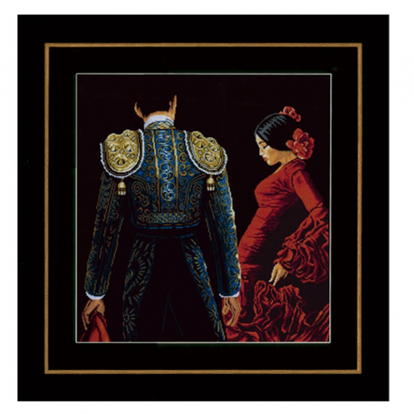 Набор для вышивания LANARTE арт.PN-0150003 Dancing passion 48х50 см