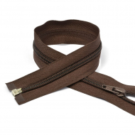 Молния MaxZipper пласт. спираль №5-N 80см цв.F304 т.коричневый уп.50шт