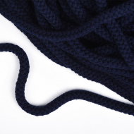 Шнур круглый полиэфир 09мм арт.1с-90, цв.синий уп.100м