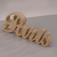 66326_Заготовка из папье-маше "Париж", бумага, 14,5 x 6,5 x 1,5 см