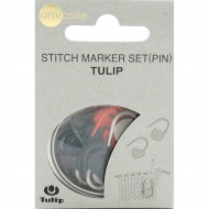 Tulip Набор маркеров для вязания Amicolle, сердце арт.AC-033E  пластик, цв.розовый, синий, зеленый по 5 шт.