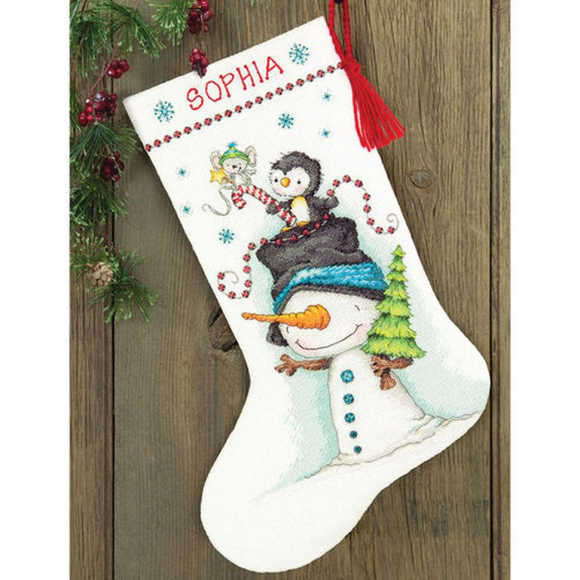 Набор для вышивания DIMENSIONS арт.DMS-70-08937 Сапожок радостное трио h 40,6 см