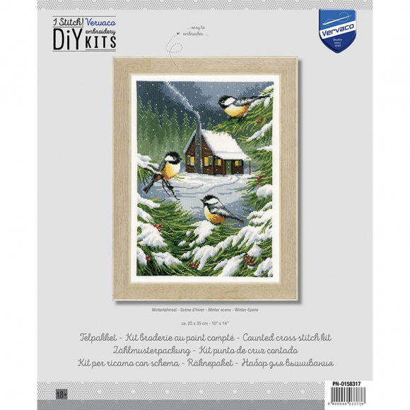 182411_Набор для вышивания "Зимняя сценка"