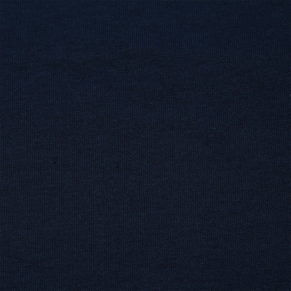 Ткань трикотаж Футер 2х нитка петля 70%хл 25%пэ 5%спан 220г 160см S196/S058 т.синий уп.3м