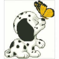 Набор для изготовления картин АЛМАЗНАЯ ЖИВОПИСЬ арт.АЖ.SP-114 Далматинец 25x29 см