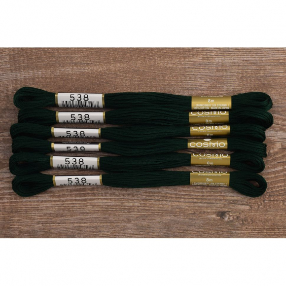 Мулине COSMO однотонный цвет 538