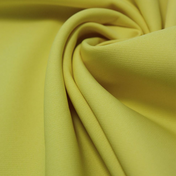 Ткань Барби 200 г/м? 95% полиэстер, 5% спандекс шир.148 см арт.Р.15433.15 цв.15 желтый уп.25м