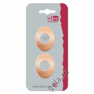 Подвеска "Овал", 1 отверстие, в комплекте 2 колечка